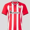 2023 2024 Athletic Club Mens Home Soccer Jersey Red White Stripes 2023 2024 Athletic Club Mens Home Soccer Jersey Red White Stripes