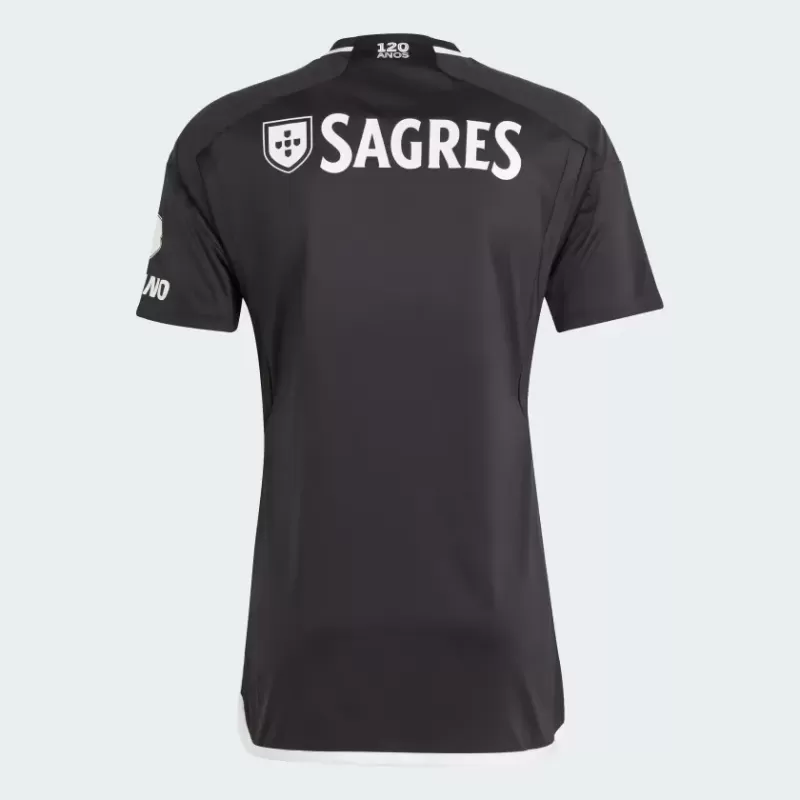 2023 2024 Benfica Mens Away Soccer Jersey 120 Anos Black 2023 2024 Benfica Mens Away Soccer Jersey 120 Anos Black