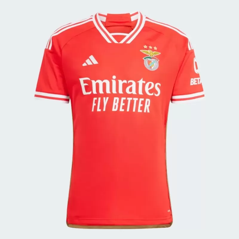 2023 2024 Benfica Mens Home Soccer Jersey 120th Anniversary