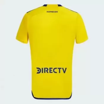 2023 2024 Boca Juniors Mens Away Soccer Jersey Yellow Blue