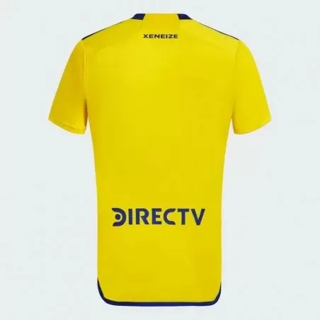 2023 2024 Boca Juniors Mens Away Soccer Jersey Yellow Blue
