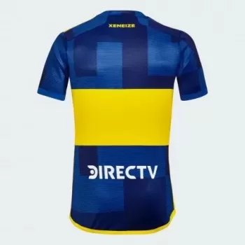 2023 2024 Boca Juniors Mens Home Soccer Jersey Blue Yellow Caminito