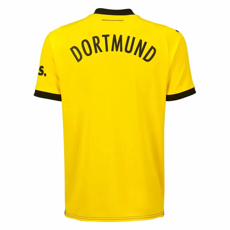 2023 2024 Borussia Dortmund Mens Home Soccer Jersey Stadium Pylon