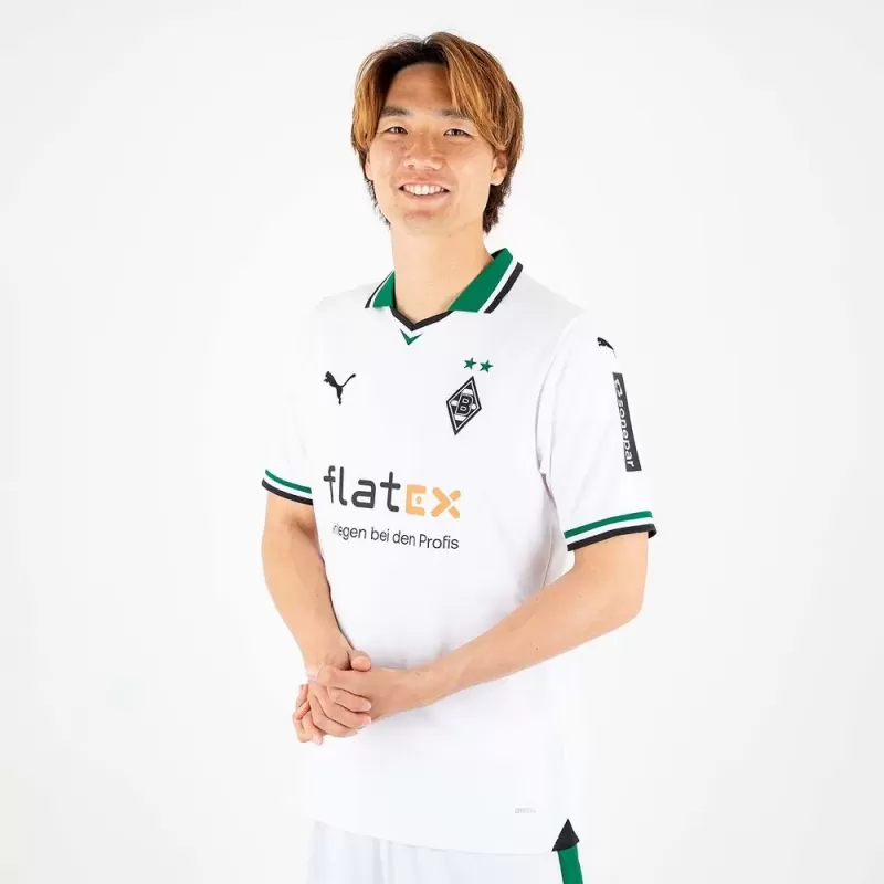 2023 2024 Borussia Monchengladbach Mens Home Soccer Jersey White 2023 2024 Borussia Monchengladbach Mens Home Soccer Jersey White