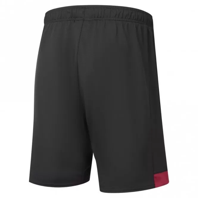 2023 2024 Burnley FC Mens Away Soccer Shorts Black Claret 2023 2024 Burnley FC Mens Away Soccer Shorts Black Claret