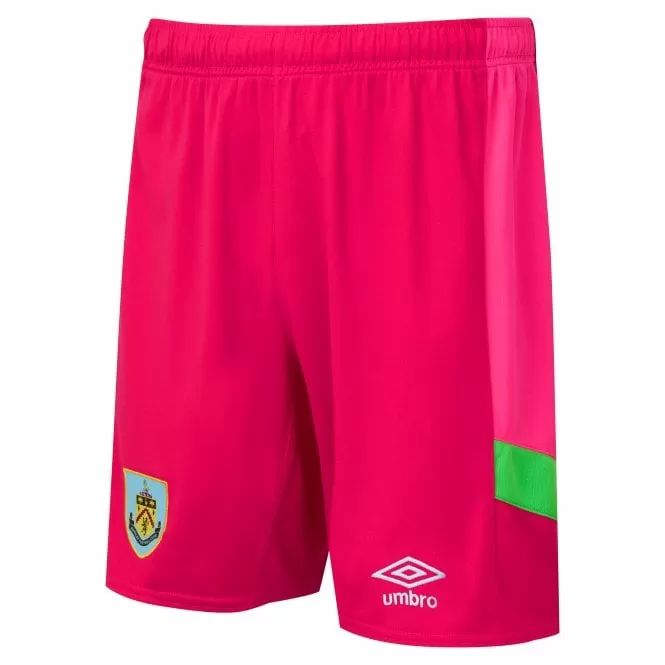 2023 2024 Burnley FC Mens Goalkeeper Third Soccer Shorts Pink