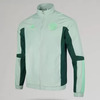 2023 2024 Celtic Mens Pre Match Training Jacket Light Grey