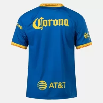 2023 2024 Club America Mens Away Soccer Jersey Blue Yellow 2023 2024 Club America Mens Away Soccer Jersey Blue Yellow