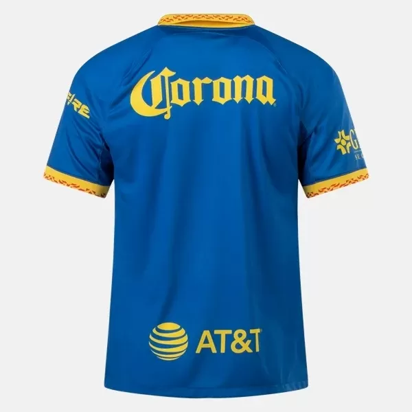 2023 2024 Club America Mens Away Soccer Jersey Blue Yellow 2023 2024 Club America Mens Away Soccer Jersey Blue Yellow