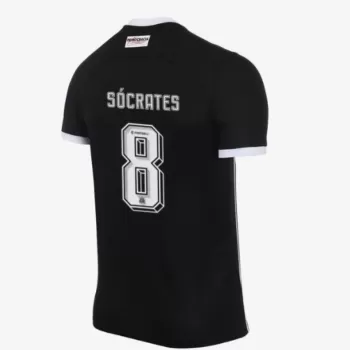 2023 2024 Corinthians Mens Away Soccer Jersey Black