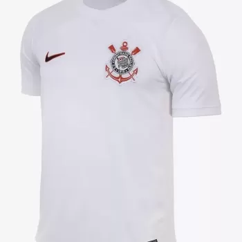 2023 2024 Corinthians Mens Home Soccer Jersey White