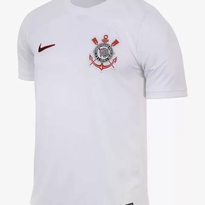2023 2024 Corinthians Mens Home Soccer Jersey White