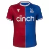 2023 2024 Crystal Palace Mens Home Soccer Jersey Red Blue Halves