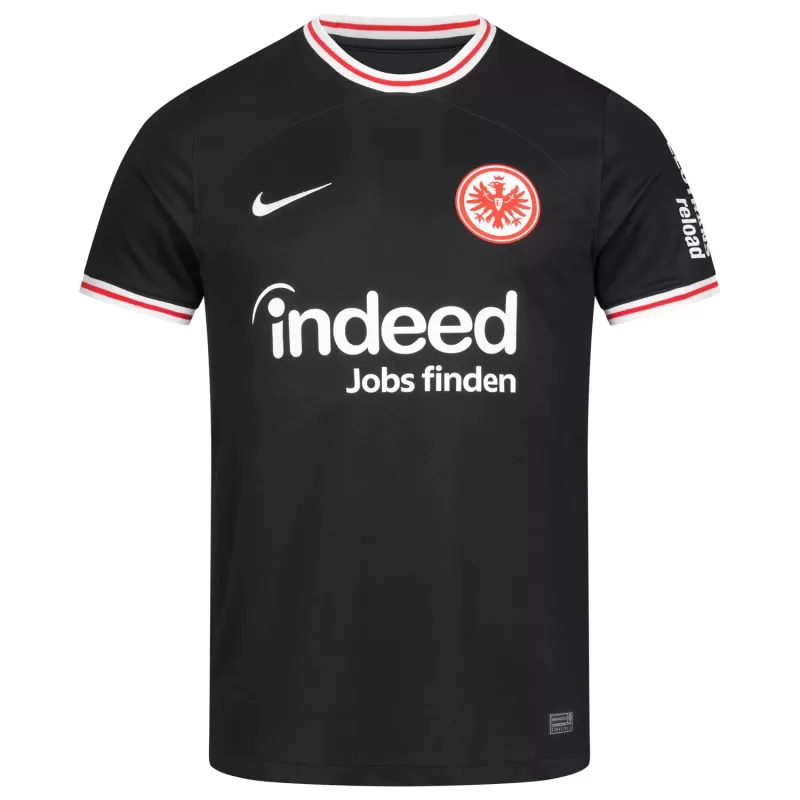 2023 2024 Eintracht Frankfurt Mens Away Soccer Jersey Black Red 2023 2024 Eintracht Frankfurt Mens Away Soccer Jersey Black Red