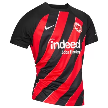 2023 2024 Eintracht Frankfurt Mens Home Soccer Jersey Retro Stripes