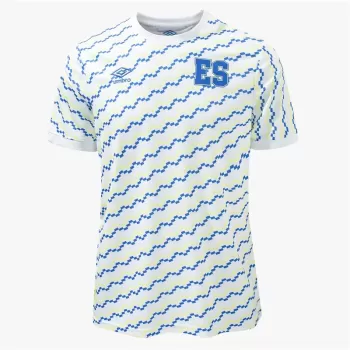 2023 2024 El Salvador Mens Pre Match Training Soccer Jersey