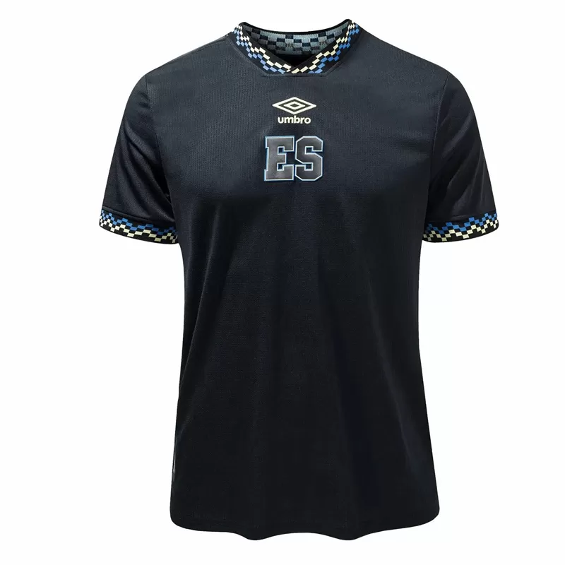 2023 2024 El Salvador Mens Third Soccer Jersey Black Mayan 2023 2024 El Salvador Mens Third Soccer Jersey Black Mayan