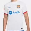 2023 2024 FC Barcelona Mens Away Soccer Jersey White Cruyff Era 2023 2024 FC Barcelona Mens Away Soccer Jersey White Cruyff Era
