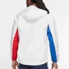 2023 2024 FC Barcelona Mens AWF Raglan Hoodie Soccer Jacket White 2023 2024 FC Barcelona Mens AWF Raglan Hoodie Soccer Jacket White