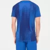 2023 2024 FC Barcelona Mens Pre Match Away Soccer Jersey Blue Wavy 2023 2024 FC Barcelona Mens Pre Match Away Soccer Jersey Blue Wavy