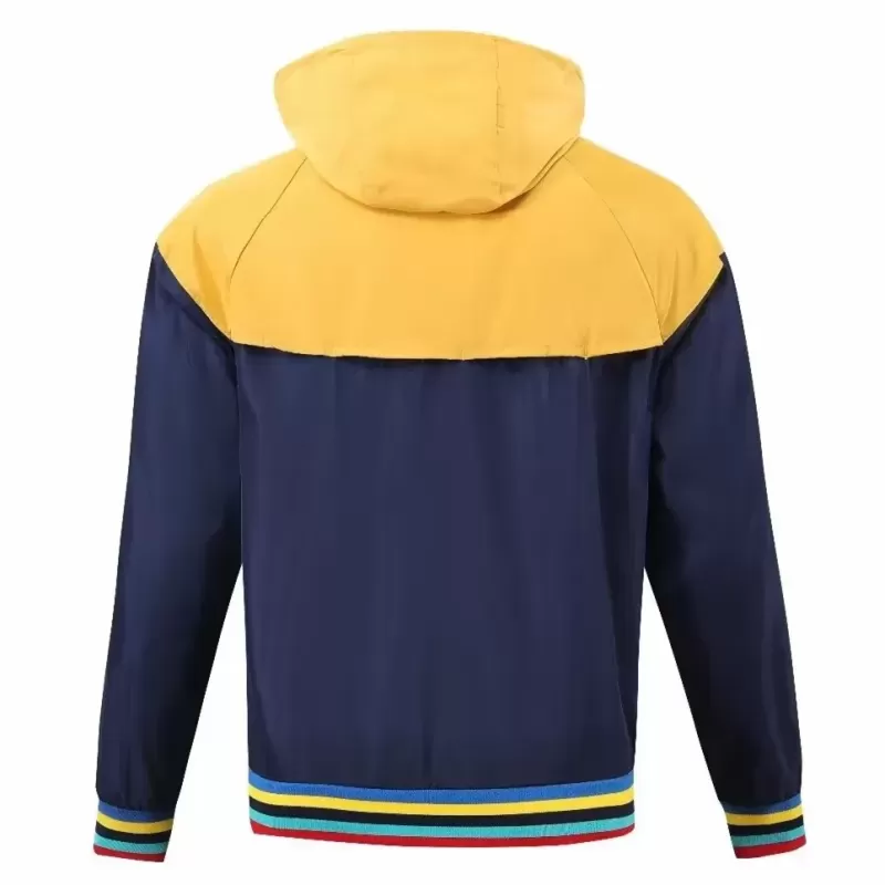 2023 2024 FC Barcelona Mens Windrunner Full Zip Hooded Jacket