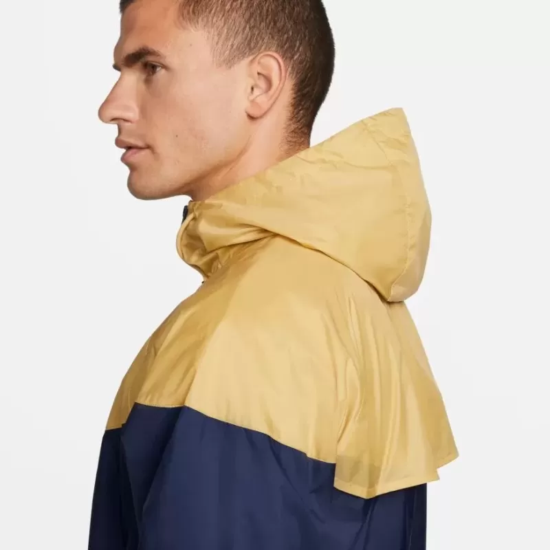 2023 2024 FC Barcelona Mens Windrunner Full Zip Hooded Jacket