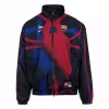 2023 2024 FC Barcelona X Special Edition Mens Windrunner Soccer Jacket Black 2023 2024 FC Barcelona X Special Edition Mens Windrunner Soccer Jacket Black