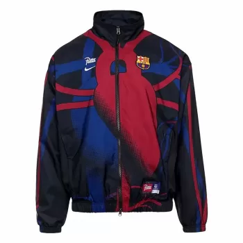 2023 2024 FC Barcelona X Special Edition Mens Windrunner Soccer Jacket Black