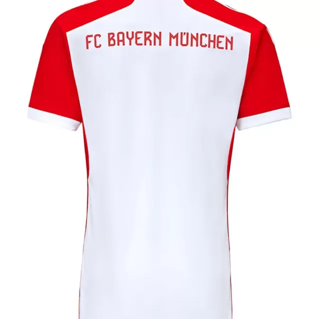 2023 2024 FC Bayern Munich Mens Home Soccer Jersey White Red 2023 2024 FC Bayern Munich Mens Home Soccer Jersey White Red