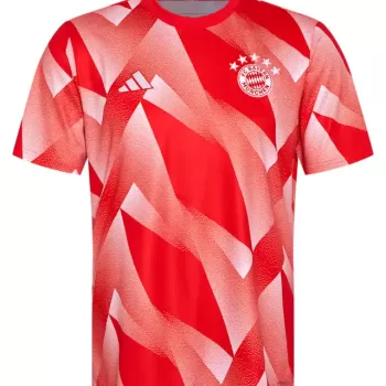 2023 2024 FC Bayern Munich Mens Pre Match Soccer Jersey Patterned