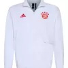 2023 2024 FC Bayern Munich Mens White Anthem Soccer Jacket 2023 2024 FC Bayern Munich Mens White Anthem Soccer Jacket