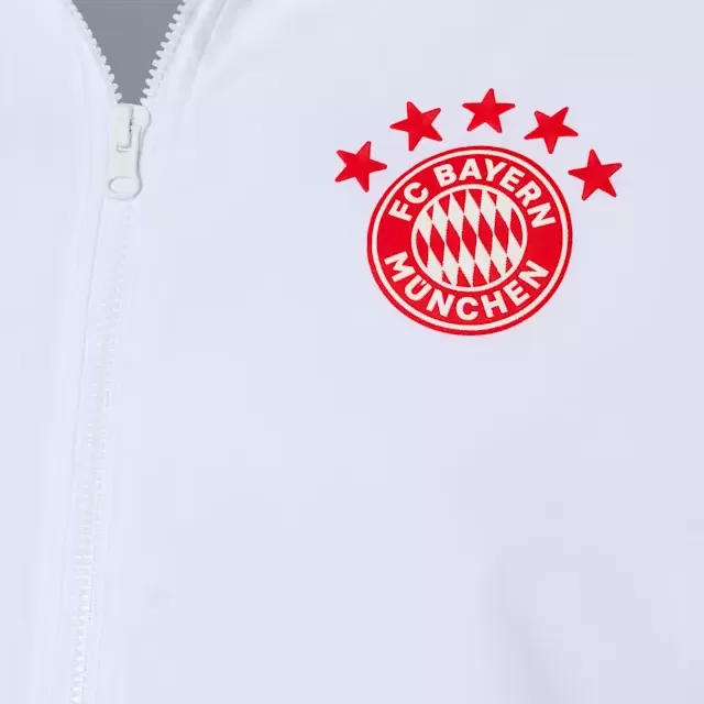 2023 2024 FC Bayern Munich Mens White Anthem Soccer Jacket 2023 2024 FC Bayern Munich Mens White Anthem Soccer Jacket