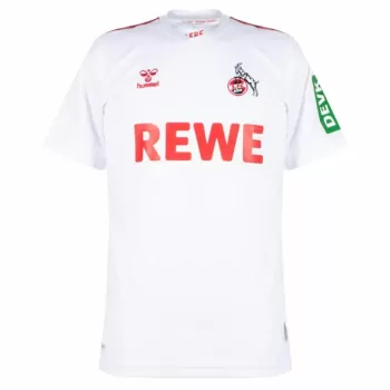 2023 2024 FC Koln Mens Home Soccer Jersey 60th Anniversary Edition