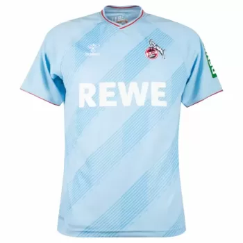 2023 2024 FC Koln Mens Third Soccer Jersey Blue Diagonal