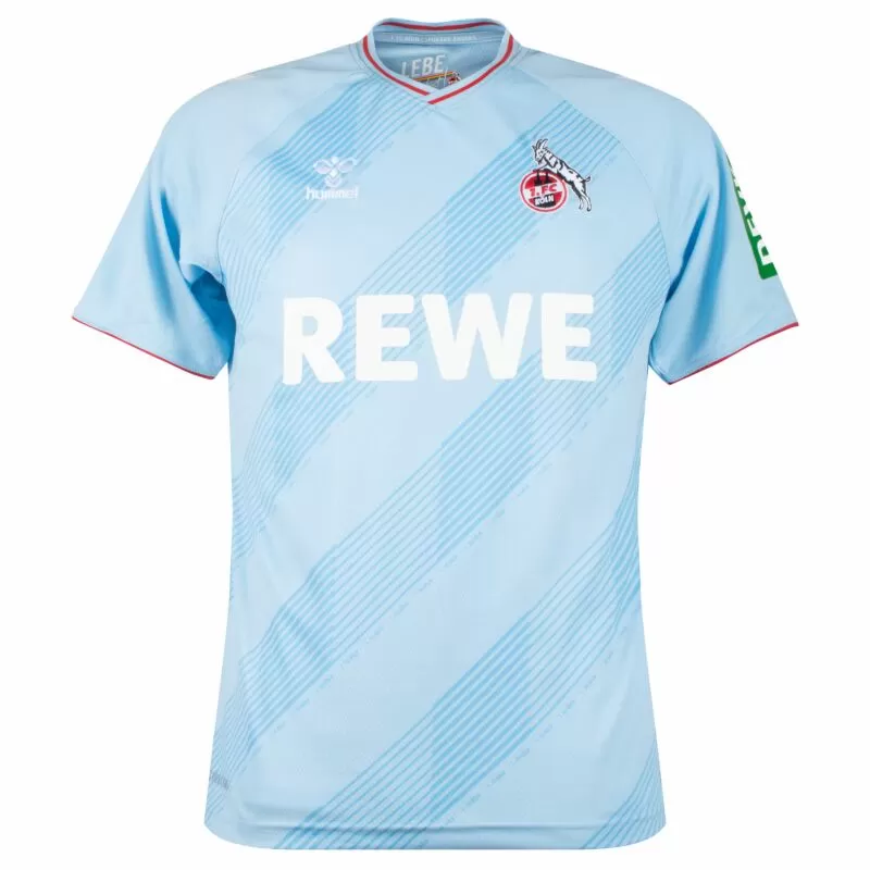 2023 2024 FC Koln Mens Third Soccer Jersey Blue Diagonal