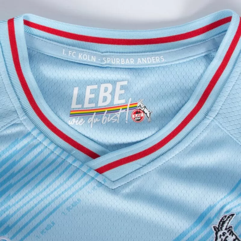 2023 2024 FC Koln Mens Third Soccer Jersey Blue Diagonal