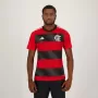 2023 2024 Flamengo Mens Home Soccer Jersey Red Black