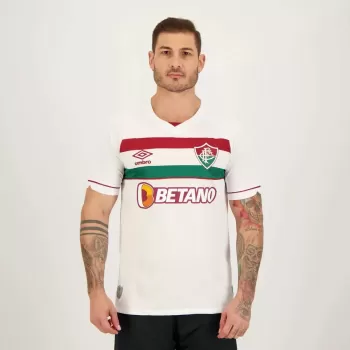 2023 2024 Fluminense Mens Away Soccer Jersey White