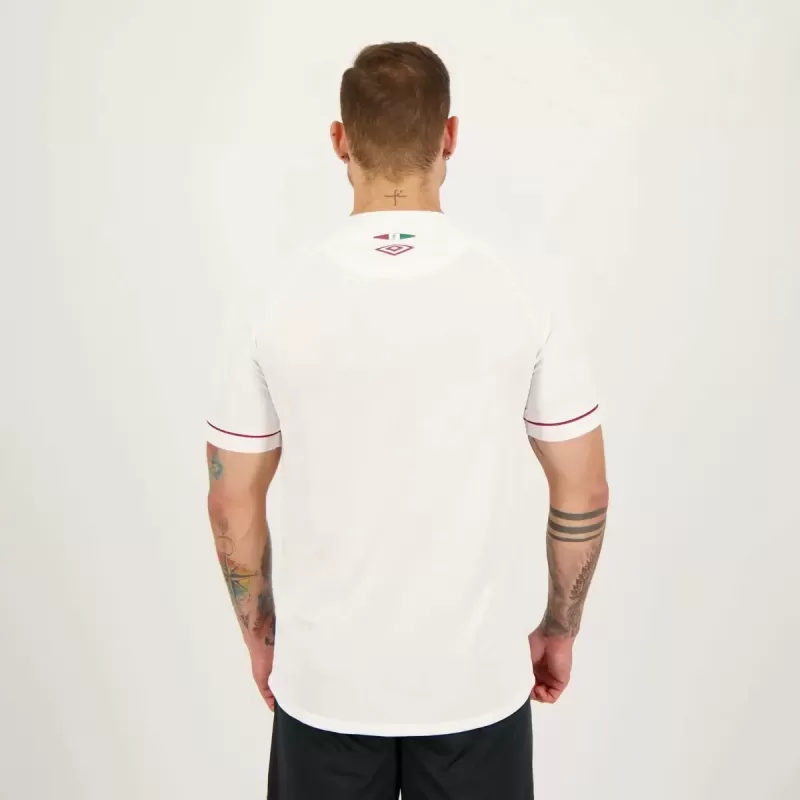 2023 2024 Fluminense Mens Away Soccer Jersey White 2023 2024 Fluminense Mens Away Soccer Jersey White