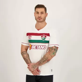2023 2024 Fluminense Mens Away Soccer Jersey White