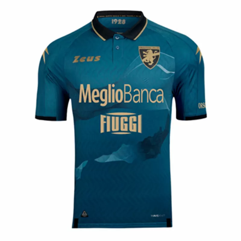 2023 2024 Frosinone Calcio Mens Fourth Soccer Jersey Green Gold 2023 2024 Frosinone Calcio Mens Fourth Soccer Jersey Green Gold
