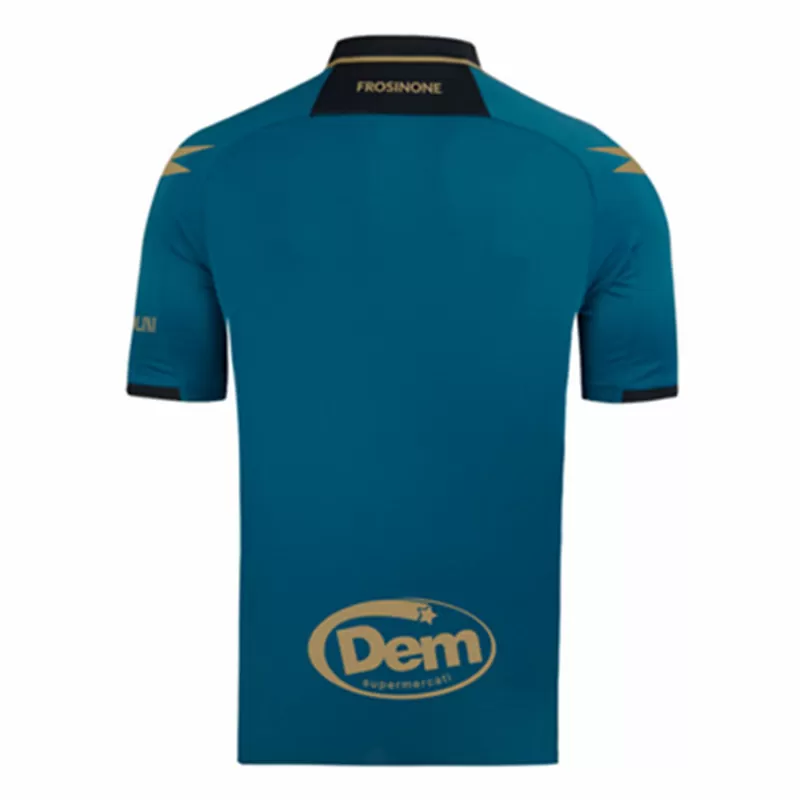 2023 2024 Frosinone Calcio Mens Fourth Soccer Jersey Green Gold 2023 2024 Frosinone Calcio Mens Fourth Soccer Jersey Green Gold