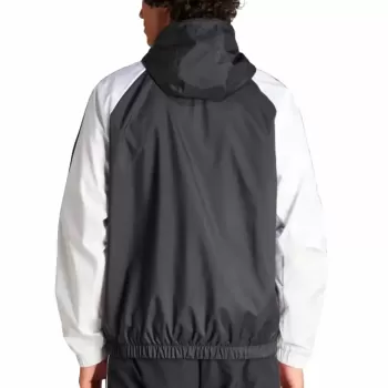 2023 2024 Germany DNA Black Windbreaker Soccer Jacket Hooded