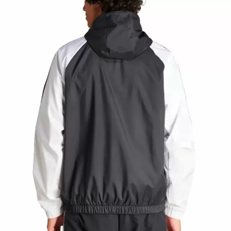 2023 2024 Germany DNA Black Windbreaker Soccer Jacket Hooded 2023 2024 Germany DNA Black Windbreaker Soccer Jacket Hooded
