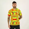 2023 2024 Ghana Mens Culture Soccer Jersey Yellow Graphic