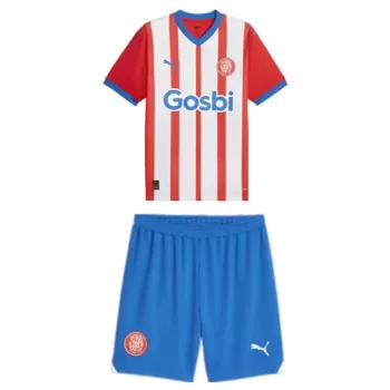 2023 2024 Girona FC Kids Home Soccer Kit Jersey Shorts Set