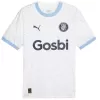 2023 2024 Girona FC Mens Away Soccer Jersey Black Blue Pattern