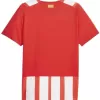 2023 2024 Girona FC Mens Home Soccer Jersey Red White Stripes