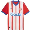 2023 2024 Girona FC Womens Home Soccer Jersey Red White Stripes