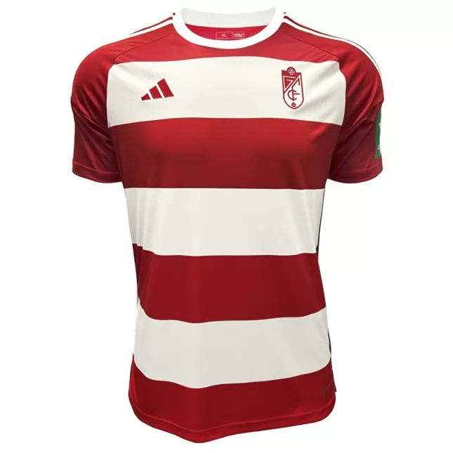 2023 2024 Granada CF Mens Home Soccer Jersey Horizontal Stripes